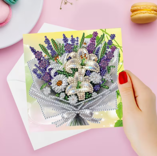 Diamond Painting 12 Stück Blumen-Rosen